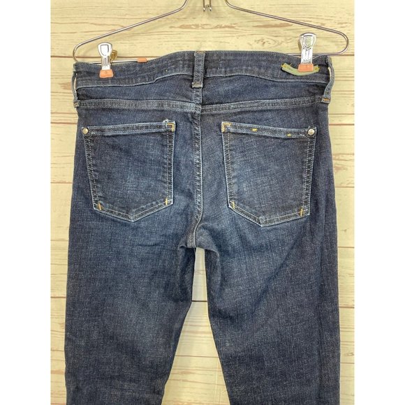 Anthro Pilcro And The Letter Press Straight Leg Jeans Dark Wash 27 - Picture 3 of 4